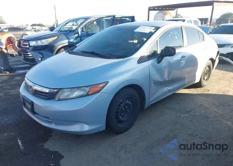 2012 Honda Civic Lx from USA, damaged, VIN 19XFB2F56CE360467